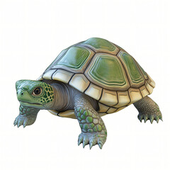 Obraz premium turtle isolated on white background