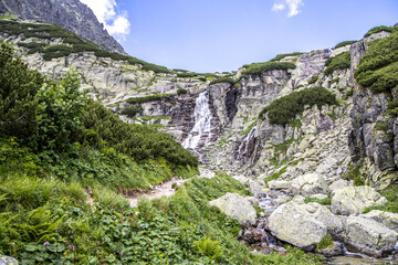 Skok waterfall, High Tatras in Slovakia © Mareks