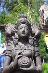 Buddha statue on the hill in indonesia