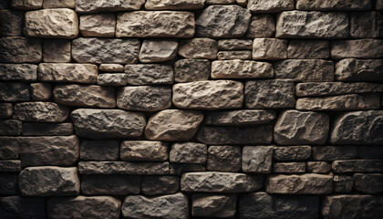 Old-world stone wall with rich textures background