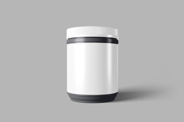 Protein Powder Container Mockup