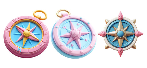 Colorful Compass Designs for Creative Projects