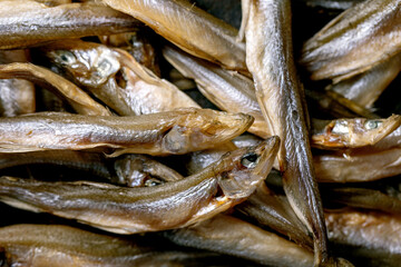 sun-dried sea fish smelt hamsa anchovy