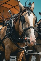 Obraz premium horse and carriage