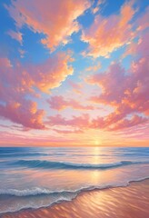 serene soft cloud sky displaying vibrant blue background illuminating calm atmosphere dreamy scenery, clouds, nature, weather, fluffy, daylight, bright