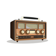 Old Radio Illustration