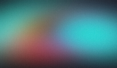 Abstract grainy gradient texture background. Soft vibrant magenta red blue color noisy color flow, glowing light colors pastel backdrop design.