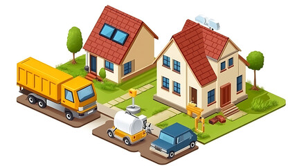 Net zero, emissions, and technology, high-tech workspace with emission-reducing devices, energy-saving equipment and net zero emission-focused tools 