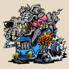 the car with a car