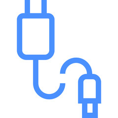 A Blue Outline of Audio Cables Connecting Devices, Showcasing Sound Technology for Audio Enthusiasts in a Modern Design Context