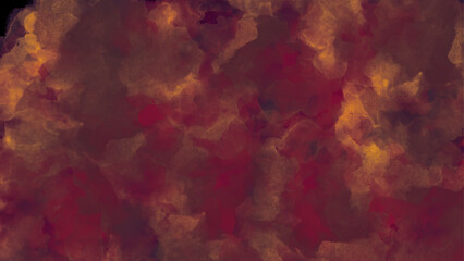 Dark red watercolor background, Dark red grunge texture, modern beautiful stylist watercolor painting with cloudy distressed texture.