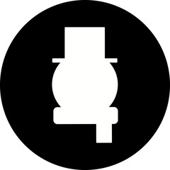 Happy birthday single vector icon