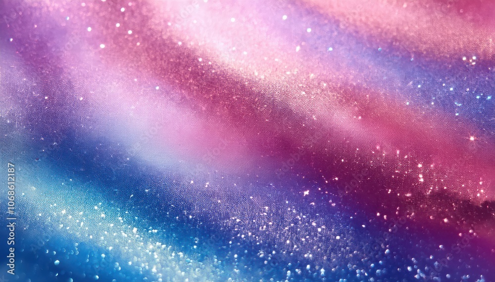 Aufkleber Captivating Ethereal Gradient Background with Soft Sparkling Bokeh and Gentle Wave Patterns in Pink, Purple, and Blue Hues for Dreamy, Fantasy Themed Digital and Print Design






