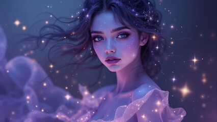 Ethereal Female Beauty Portrait