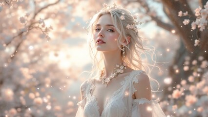 Ethereal Female Beauty Portrait