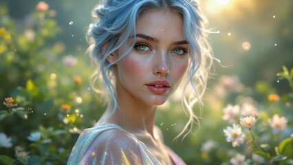 Ethereal Female Beauty Portrait