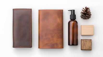 Explore stylish accessories enhance your daily routine with quality leather notebooks and natural products