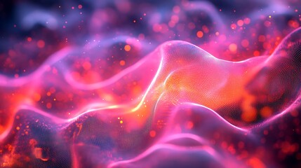 Obraz premium Explore vibrant abstract waves of light and color