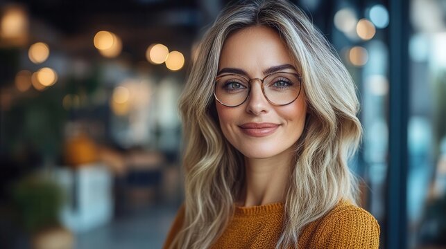 joyful mature executive engaged in an online meeting, focused gaze on laptop, surrounded by a modern office space, conveying professionalism and adaptability in a digital world