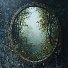 frame on wall