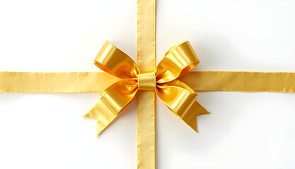 gold ribbon bow