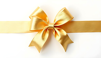 gold ribbon bow