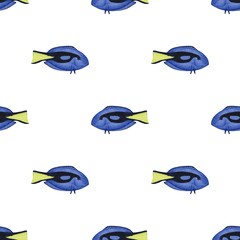 Seamless pattern with bright fishes illustrations, fishes pattern, fish fabric design, fish drawing, fish kids print, fish kids textile, ocean pattern