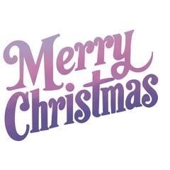 Festive Christmas text design featuring 'Merry Christmas' in vintage pink and Lila styles, perfect for holiday cards, banners, and decorations. This retro-inspired typography adds a nostalgic, joyful 