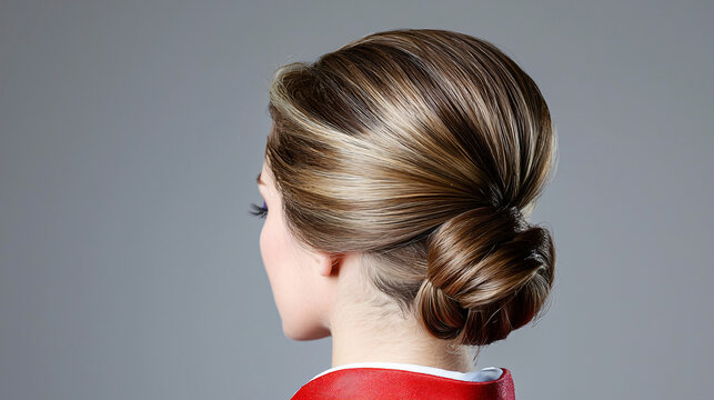 a traditional Japanese shimada mage hairstyle