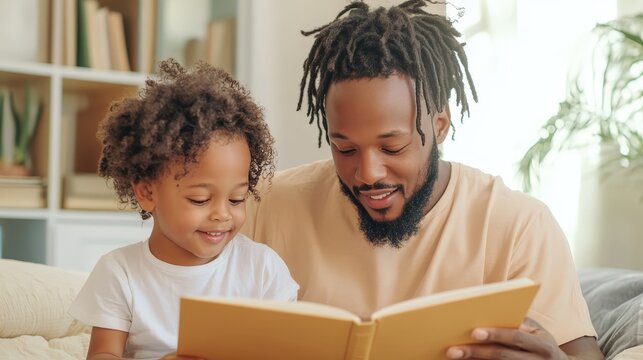 Parent and Child Enjoying Storytime Together