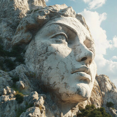 Fototapeta premium stone goddess