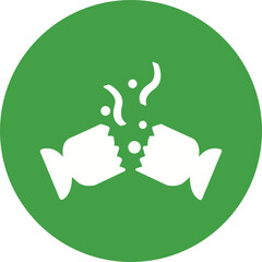 Happy birthday simple vector icon