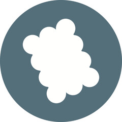 Happy birthday simple vector icon