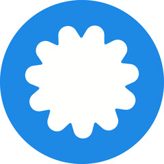 Happy birthday simple vector icon