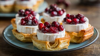 Pieces Of Cranberry Brie.