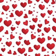 Romantic heart pattern for valentine's day design and decor