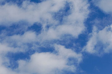Fototapeta premium 立冬の青空と白い雲01