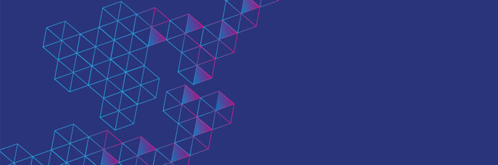 Abstract geometric background with triangle shape pattern. vektor illustration