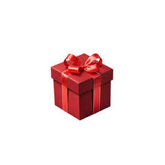 Red present illustration.