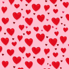 Romantic valentine's day heart pattern for love-themed designs