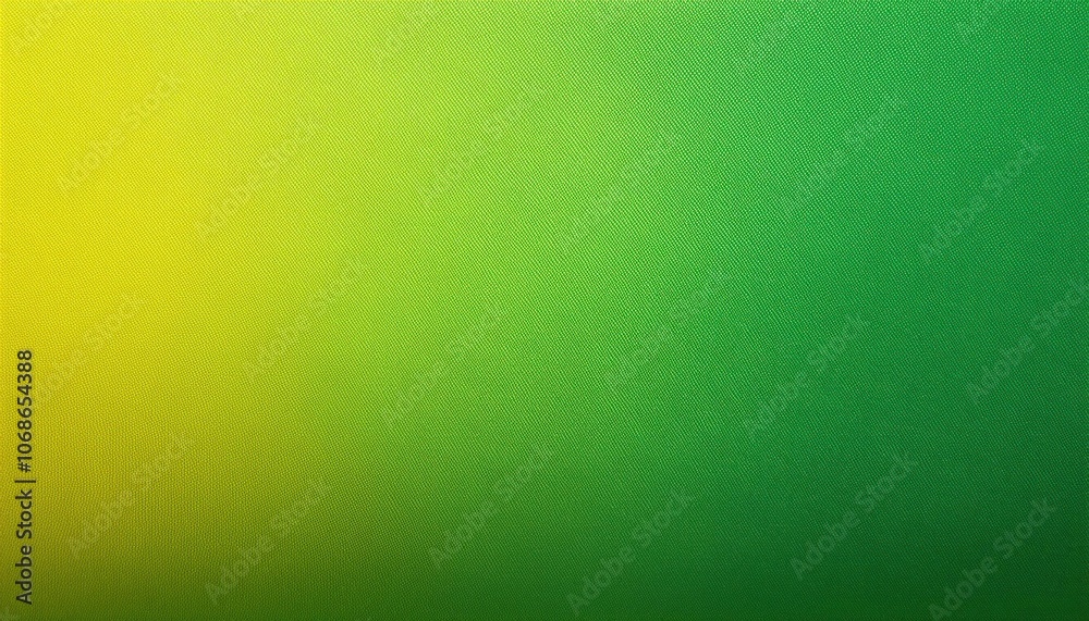 Aufkleber vibrant green and yellow gradient texture background with subtle fabric pattern, ideal for eco frien