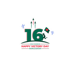 Vector illustration of Bangladesh Victory Day social media template