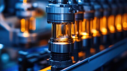 Industrial Machine for Manufacturing Glass Bottles