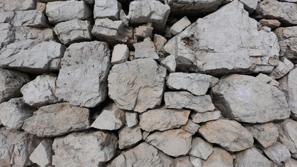 Strength in Stone: The Raw Beauty of a Stacked Rock Wall