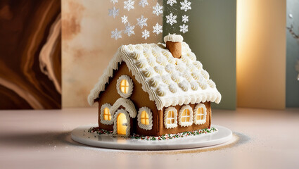 Unique Christmas dessert decoration