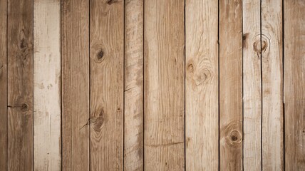 Naklejka premium Rustic Vertical wooden planks with natural grain, knots, and weathering V4