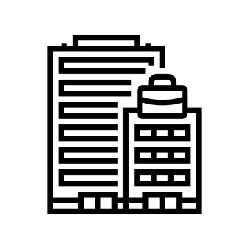 recommend clip art: building corporate law line icon vector. building corporate law sign. isolated contour symbol black illustration