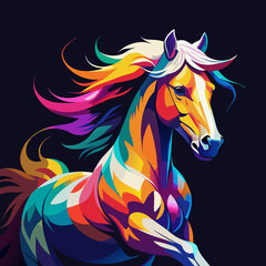 Hourse Illustrator Artwork