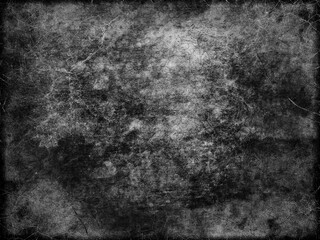 Obraz premium Dark grey grunge scratched background, distressed texture, old wall