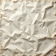 Obraz premium Vintage Crease A Realistic Crumpled Paper Background with Textured Folds and Depth